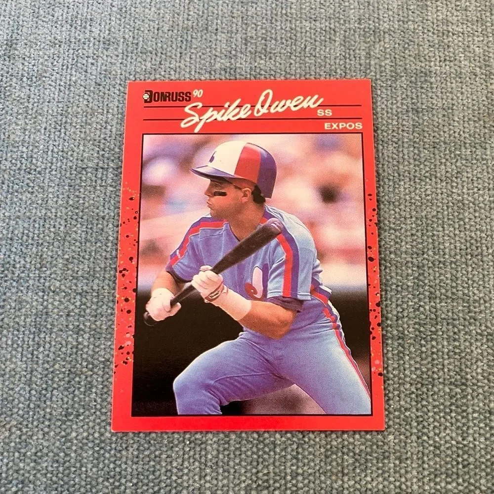 1990 Donruss Montreal Expos Baseball Card Trading Card